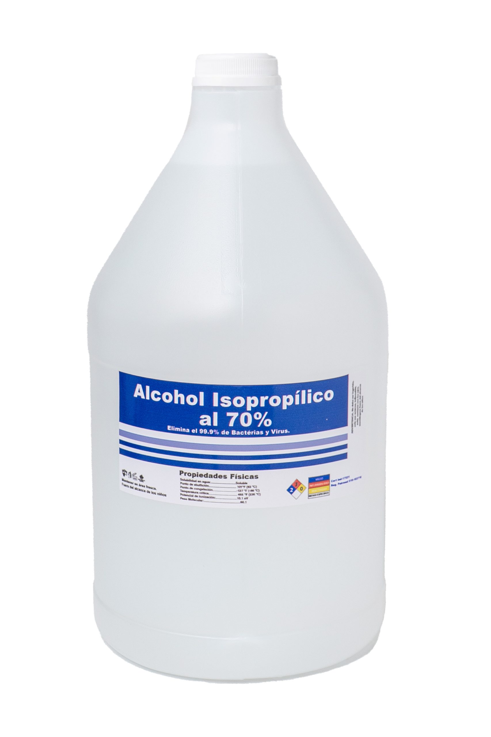 Alcohol Isopropilico 70% Galon