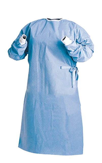Bata de Examen para Pacientes Manga Larga unidad