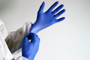 Guantes de nitrilo sin látex